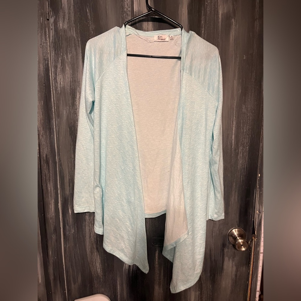 Kim Rogers Soft Blue Women's Cardigan